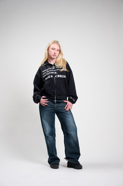 Jesus zip-up Hoodie