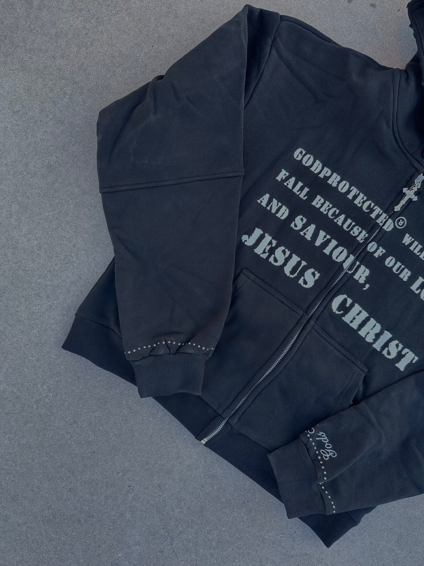 Jesus zip-up Hoodie