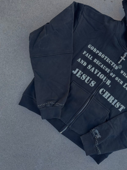 Jesus zip-up Hoodie